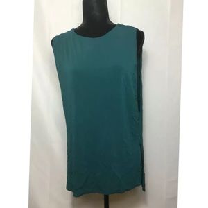 Women’s Medium Helmut Lang Green Tunic Tank Top